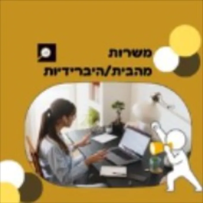משרות מהבית/היברידיות